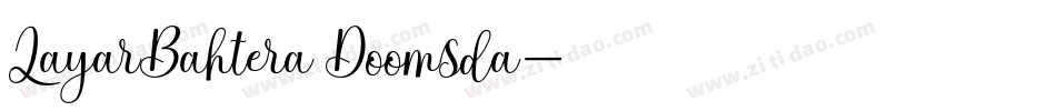 LayarBahtera Doomsda字体转换